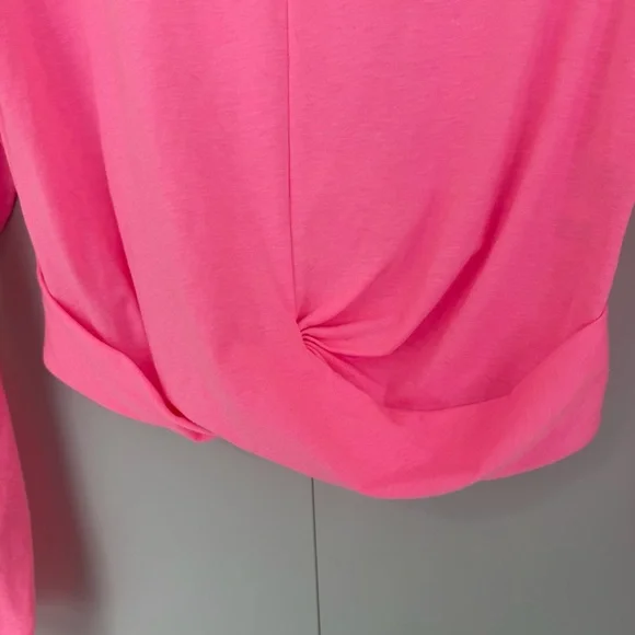 LILLY PULITZER Women’s Greer Long Sleeve Twist Top in Pink Style 8585 - Picture 8 of 10